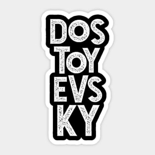 Dostoevsky Sticker